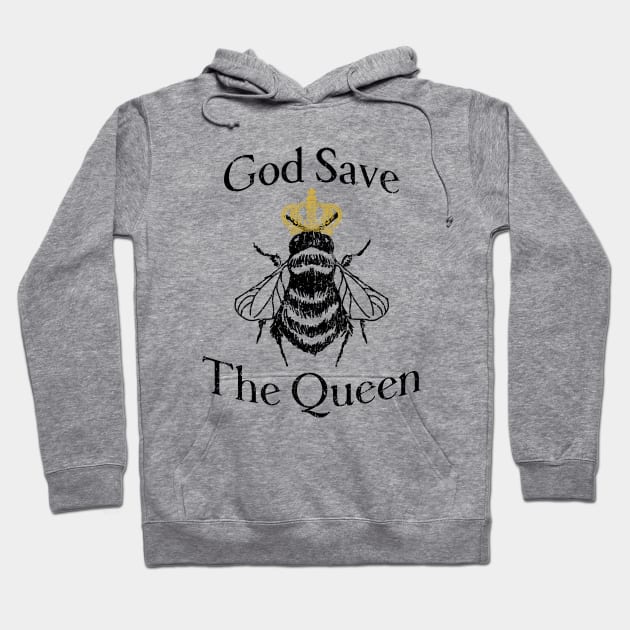 God Save the Queen Hoodie by FontfulDesigns